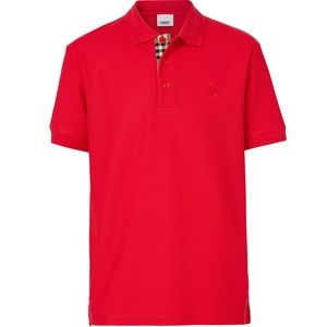 Burberry - monogram motif polo shirt